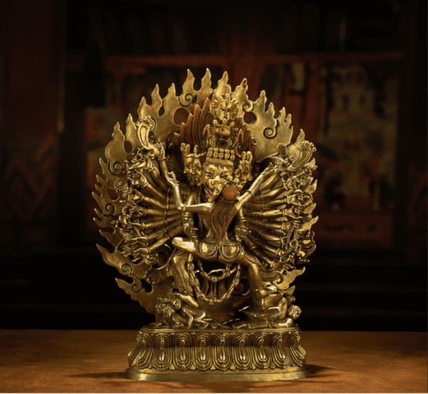 1 WRATHFUL EMBRACE OF ENLIGHTENMENT: 34-ARMED YAMANTAKA VAJRA STATUE