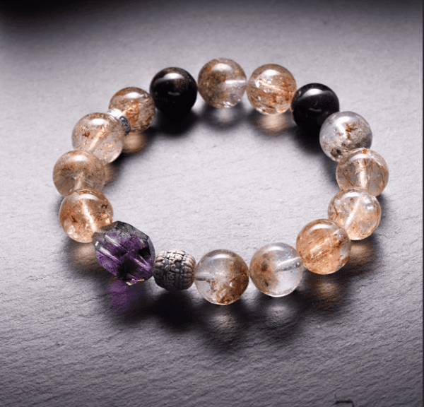 4 AMETHYST EMPOWERMENT CRYSTAL BRACELET