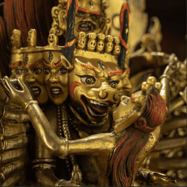 4 WRATHFUL EMBRACE OF ENLIGHTENMENT: 34-ARMED YAMANTAKA VAJRA STATUE