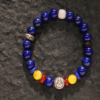 5 SPIRITUAL CLARITY AKSHOBHYA LAPIS LAZULI BUDDHA BRACELET