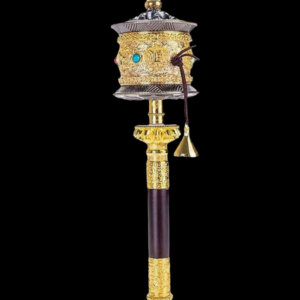 Copper Large Hand Held Prayer Wheel