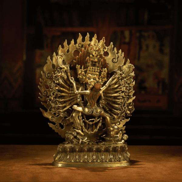 6 WRATHFUL EMBRACE OF ENLIGHTENMENT: 34-ARMED YAMANTAKA VAJRA STATUE