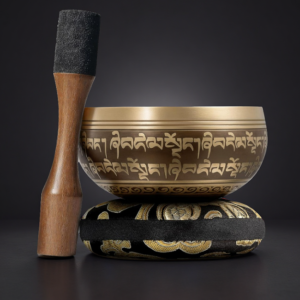 Handmade Tibetan Etched Singing Bowl