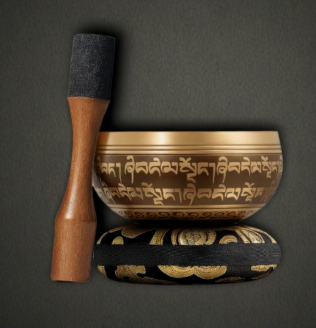 Handmade Tibetan Etched Singing Bowl