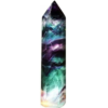 Fluorite Crystals Obelisk Colorful Stone Point Hexagonal Column Crystal