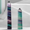 Fluorite Crystals Obelisk Colorful Stone Point Hexagonal Column Crystal