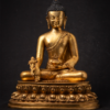 Very high quality bronze Nepali Medicine Buddha