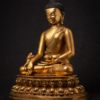 Very high quality bronze Nepali Medicine Buddha
