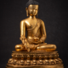 Very high quality bronze Nepali Medicine Buddha