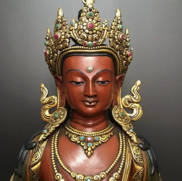 微信图片_20251216203156_PicCopilot_adc71 18'' Tibet Amitayus Long Life Buddha Bronze Statue