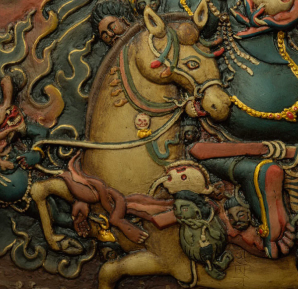 微信图片_20251216211307 QING DYNASTY AUSPICIOUS HEAVENLY MOTHER THANGKA TIBETAN THANGKA