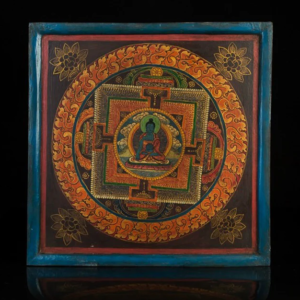 微信图片_20251216212131 19TH CENTURY BHAISAJYAGURU BUTSUDAN WOODBLOCK TIBETAN ANTIQUE